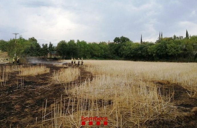 Imatge de l'incendi