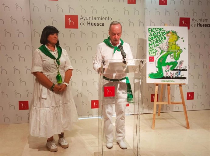 Los concejales Ana Loriente y Ramón Lasaosa hacen balance de las Fiestas de San Lorenzo