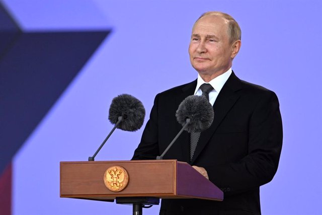 El presidente de Rusia, Vladimir Putin, en Moscú.