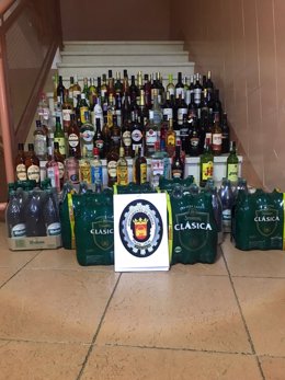 Bebidas intervenidas en Mérida