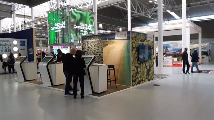 Stand de la islas Canarias en ferias turísticas