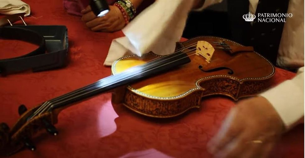 Uno de los stradivarius de Patrimonio Nacional.