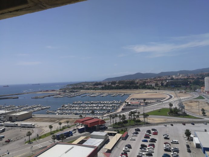 Acceso Sur del puerto de Algeciras