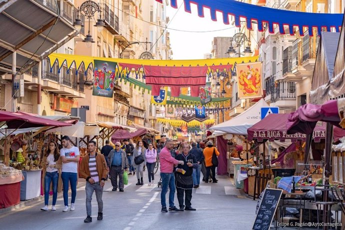 Archivo - Mercado Medieval de Cartagena (Murcia)