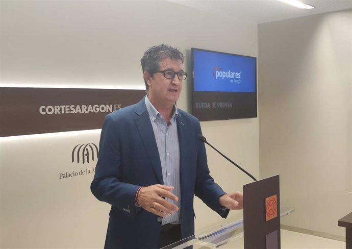 El diputado portavoz de Medio Ambiente del PP en las Cortes de Aragón, Antonio Romero.