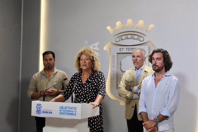 La hasta ahora presidenta del Grupo Municipal del PP en el Ayuntamiento de Huelva, Pilar Marín.