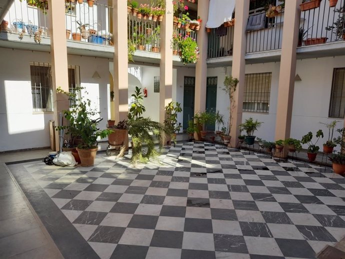 Viviendas en la Plaza de la Corredera de Córdoba.