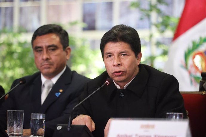 El presidente de Perú, Pedro Castillo