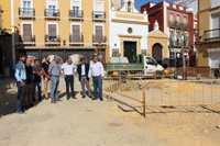 Las obras de reordenación de la Plaza de Montesión de Sevilla estarán acabadas antes de Navidad