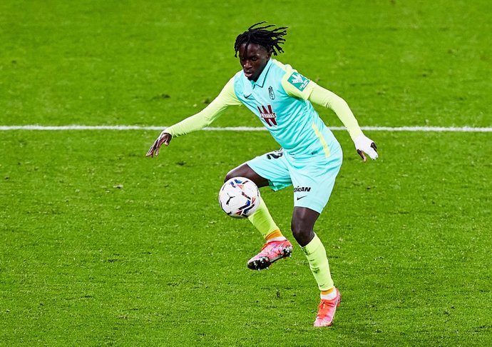 Archivo - Domingos Quina of Granada CF during the Spanish league, La Liga Santander, football match played between Athletic Club and Granada CF at San Mames stadium on March 07, 2021 in Bilbao, Spain.