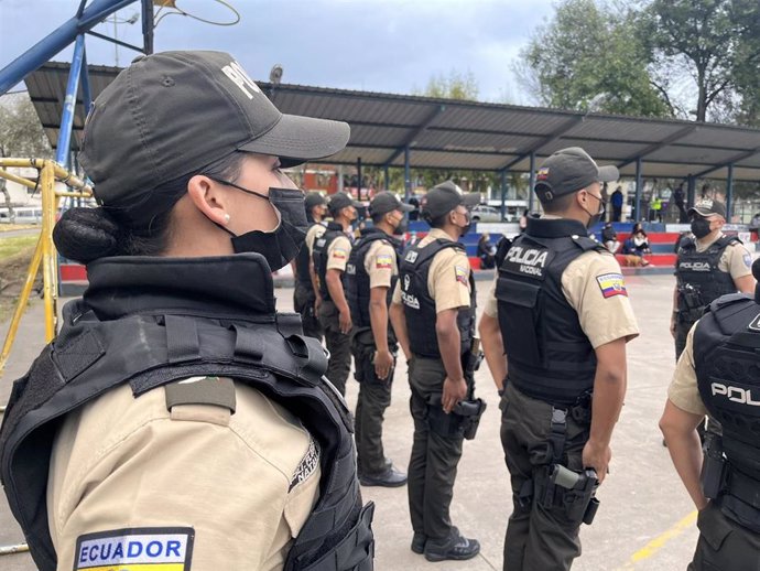 Agentes de la Policía de Ecuador