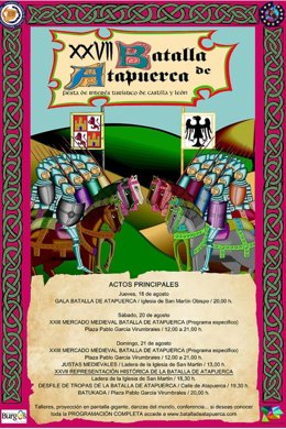 Cartel De La Batalla De Atapuerca.