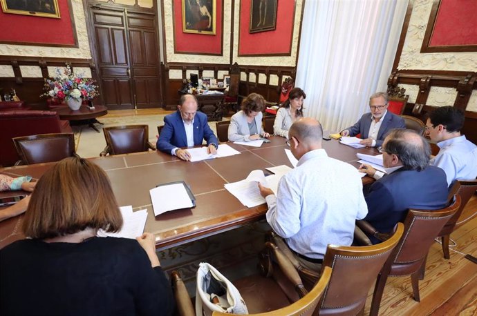 Junta de Gobierno del Ayuntamiento de Valladolid en agosto de 2022.