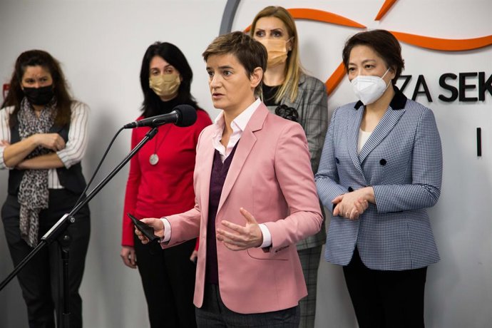 La primera ministra de Serbia, Ana Brnabic.