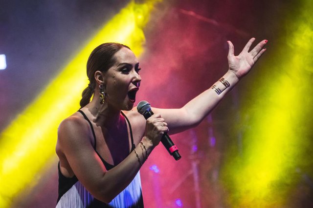 Archivo - Rosario Mohedano en una de sus actuaciones