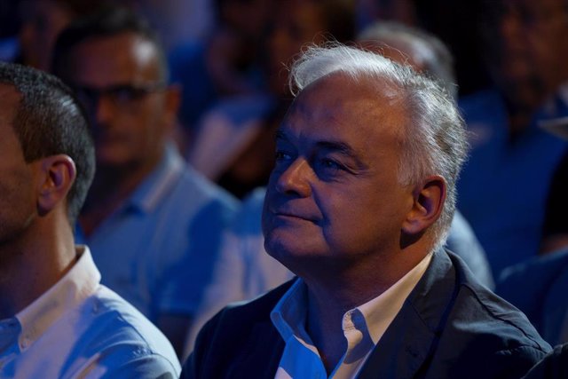 Archivo - El vicesecretario Institucional del PP, Esteban González Pons, durante el acto de celebración del primer aniversario de la elección de Carlos Mazón como presidente del Partido Popular valenciano a 2 de julio de 2022, en Valencia.