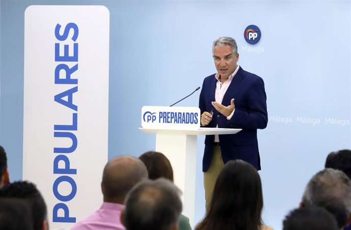 El coordinador general del PP, Elías Bendodo, en una imagen de archivo