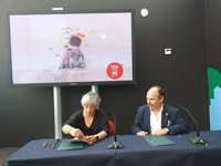 El derrumbe de una terraza en Oviedo afectó de manera "muy lateral" al edificio del Vicerrectorado, afirma Villaverde