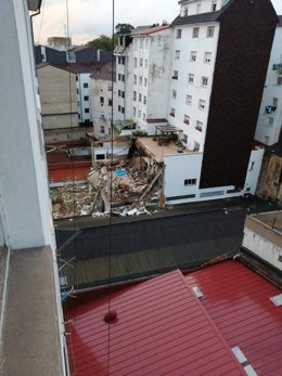 Imagen del desprendimiento.