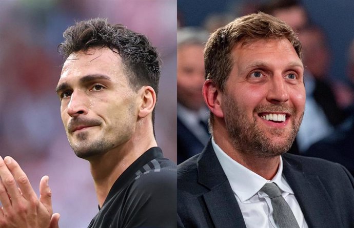 Mats Hummels y Dirk Nowitzki