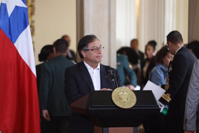 El presidente de Colombia, Gustavo Petro