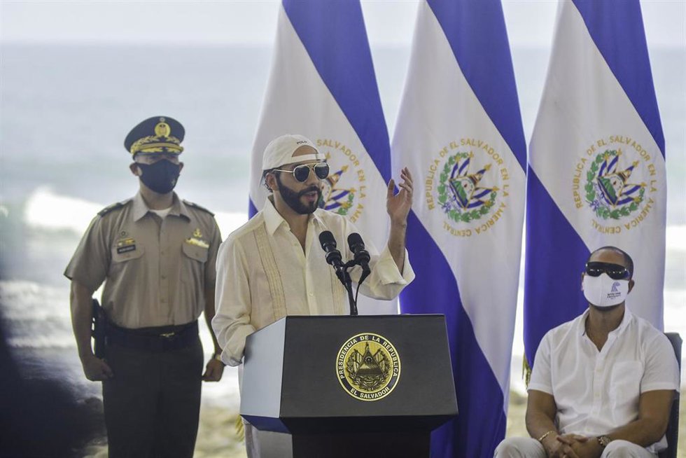 Archivo - El presidente de El Salvador, Nayib Bukele