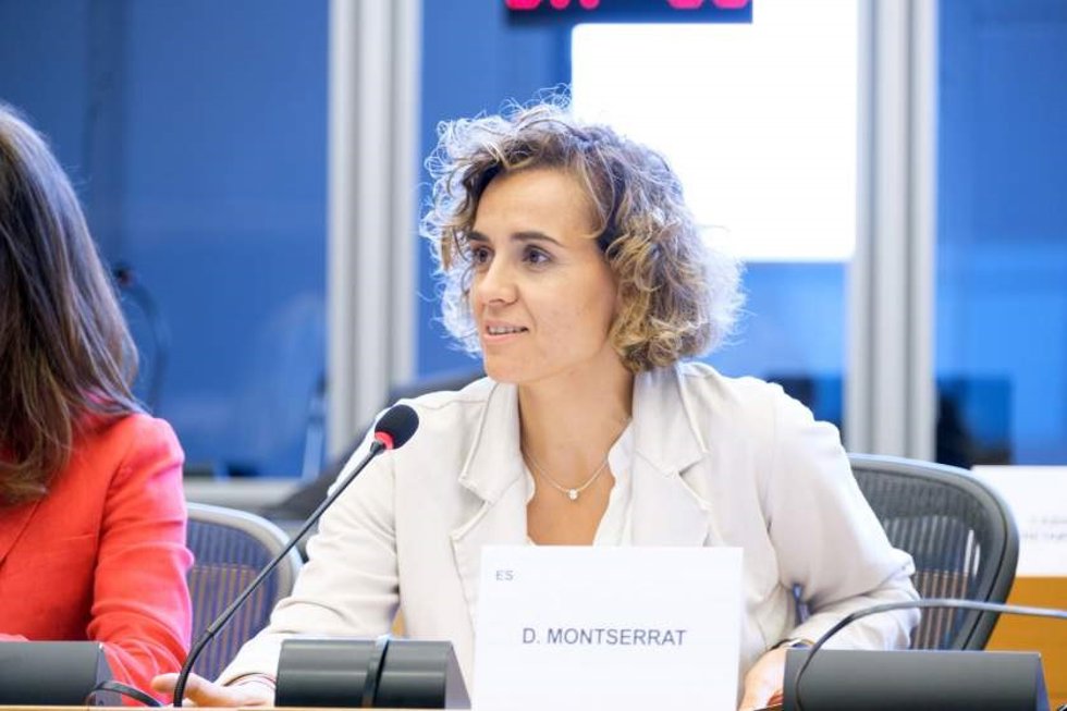 La portavoz del PP en el Parlamento Europeo, Dolors Montserrat.