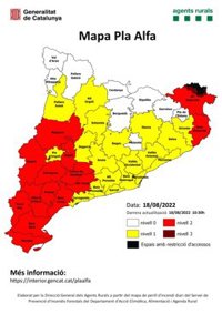 La Generalitat activa el nivel 3 del Plan Alfa en 12 municipios del Alt Empord (Girona)