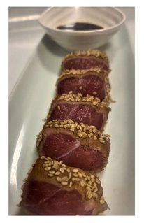 Tataki de pierna de cordero