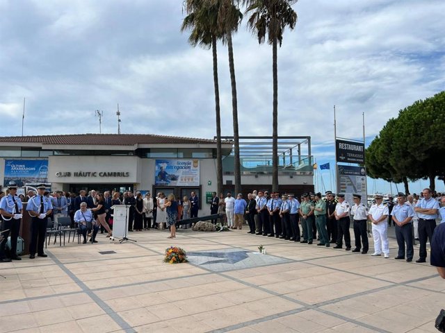 L'acte d'homenatge del cinquè aniversari dels atemptats de Cambrils (Tarragona)