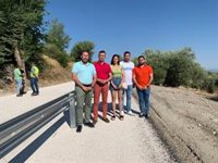 La Diputación de Jaén invierte 270.000 euros en la vía de interés agrario que une Ibros con la Estación Linares-Baeza
