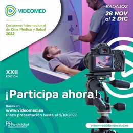 Cartel del Certamen Internacional de Cine Médico y Salud 'Videomed'