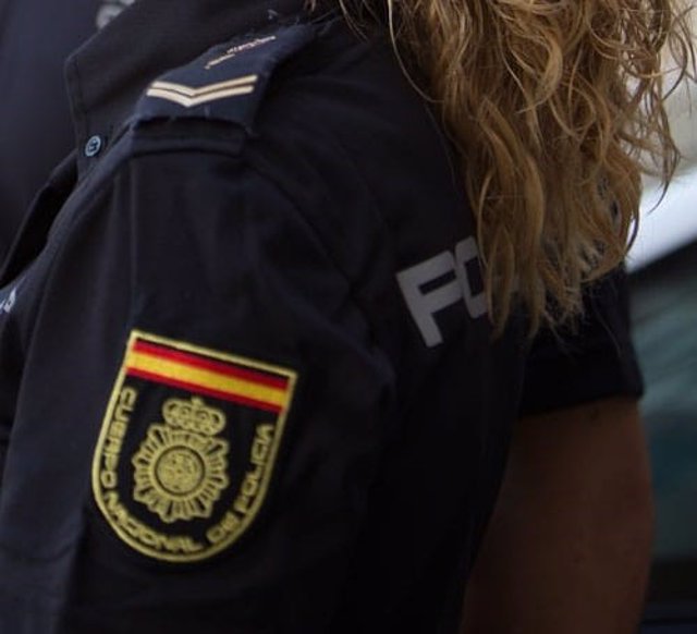 Una agente de la Policía Nacional de Valladolid.