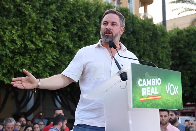 Archivo - El presidente de Vox, Santiago Abascal