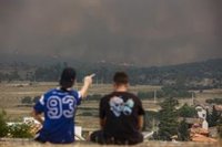 La Comunitat registra 3.324 rayos en un día, 810 de ellos en tierra y muchos en la zona del incendio de Bejís