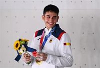 Alberto Ginés conquista su segundo bronce en el Europeo de escalada