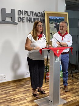 Presentación de las fiestas de San Bartolomé en Beas (Huelva).