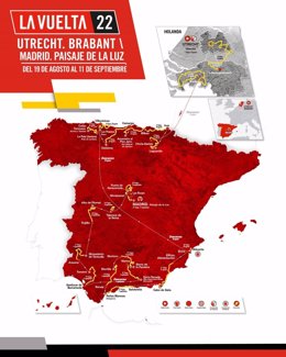 Recorrido oficial de La Vuelta 22