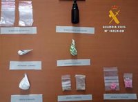 Tres detenidos en Níjar (Almería) con distintos tipos de drogas destinadas a su venta