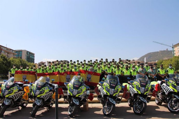 El dispositivo de seguridad de la Guardia Civil para la 77 edición de la Vuelta Ciclista a España 2022.
