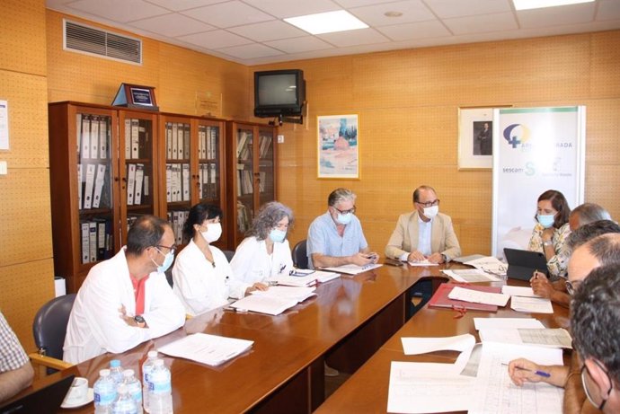 Reunión de seguimiento del las obras del nuevo Hospital Universitario de Cuenca