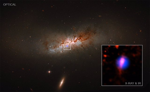 Los telescopios de la NASA capturan el servicio de entrega estelar de agujeros negros