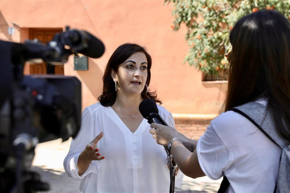 La presidenta del Gobierno riojano, Concha Andreu