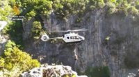 Rescatada en la sierra de Cádiz una senderista que precisó de la ayuda de un helicóptero