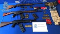 La Policía Nacional interviene en una furgoneta en Algeciras (Cádiz) tres armas con munición de guerra