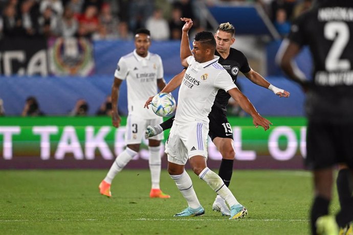 Carlos Casemiro durante la final de la Supercopa de Europa