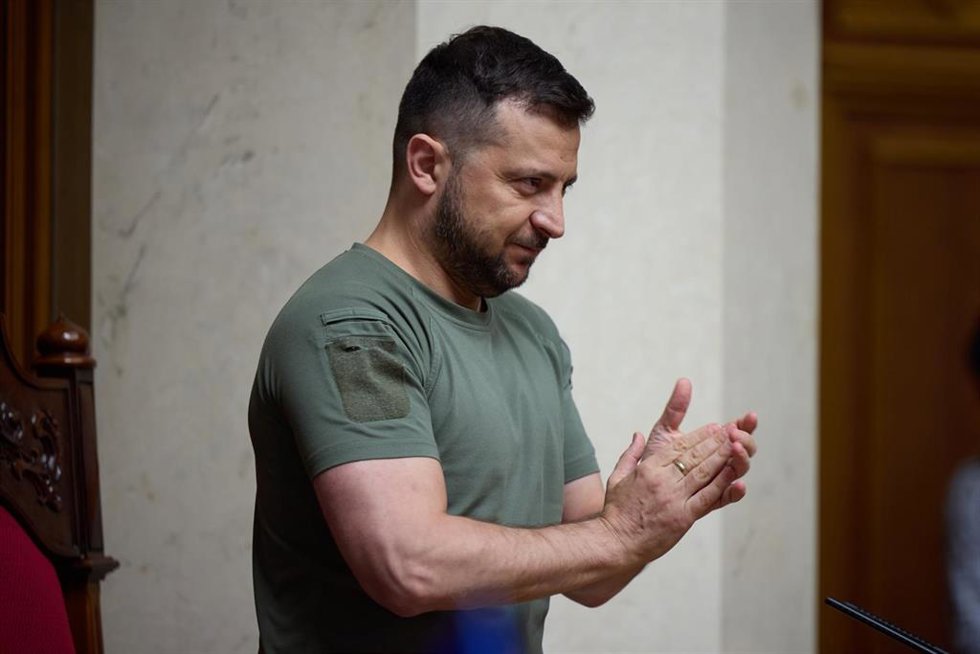 Volodimir Zelenski, presidente de Ucrania