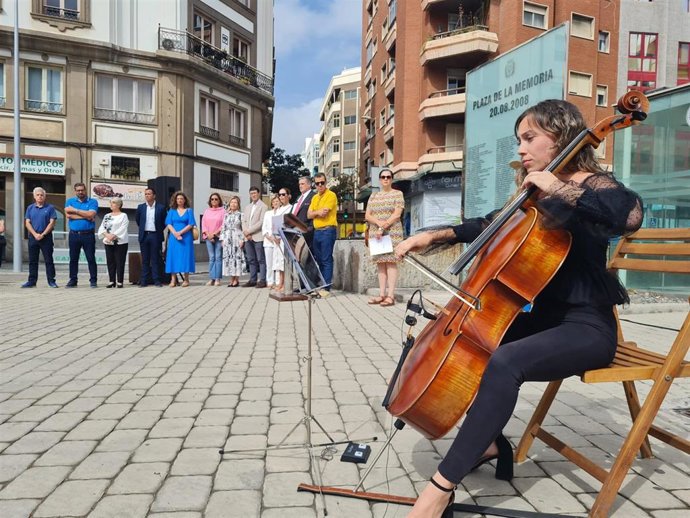 Acto en memoria de las víctimas del accidente del JK5022