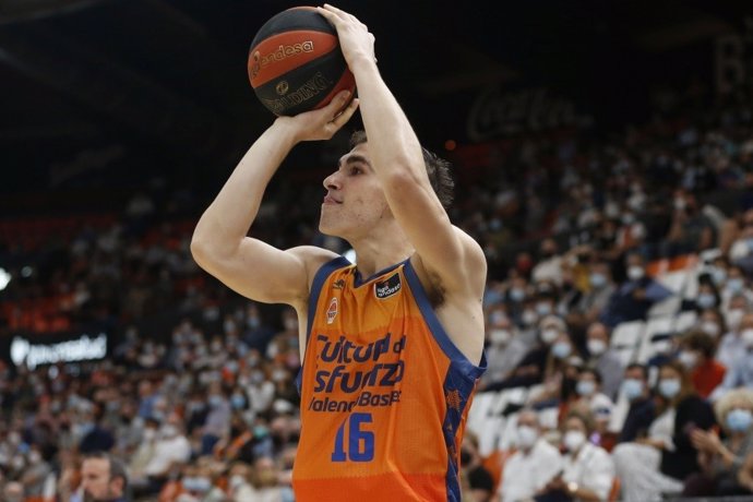 El alero del Valencia Basket Millán Jiménez