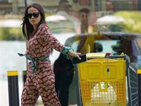 Gloria Camila, ¿una diva en el supermercado?